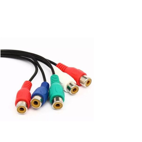 کابل تبدیل جک RCA به جک 3.5 میلی متری / 2.5 میلی متری مدل smart طول 0.15 متر
