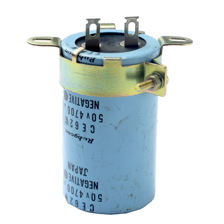 خازن 50 ولت 4700 میکروفاراد رابیکن مدل CE62W بسته 5 عددی