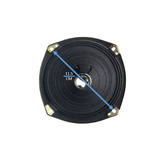 بلندگو 3 اهم 3.5 وات مدل 4.5INCH کد A56 مجموعه 2 عددی