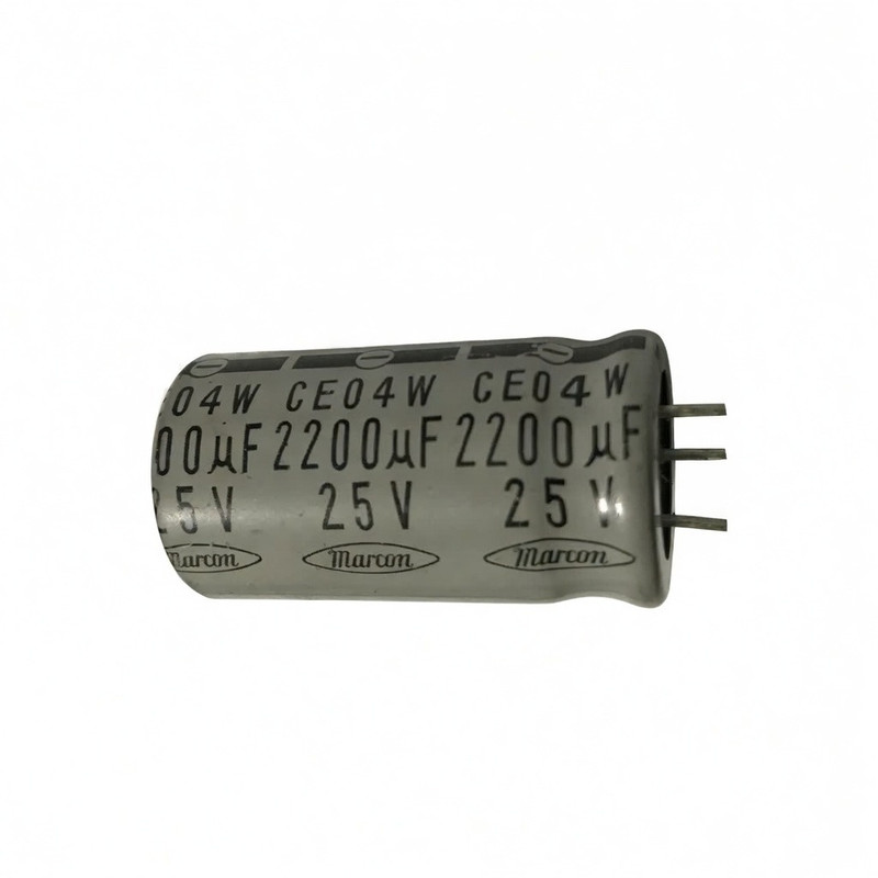خازن 25 ولت 2200 میکروفاراد مدل TE677 کد c8 بسته 2 عددی